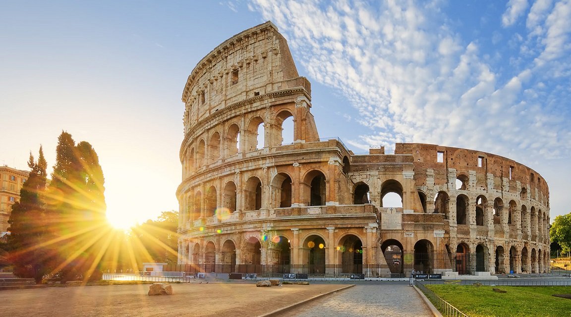 Vista de Roma, Italia
